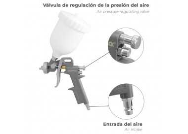 Kit Accesorios Para Compresor Aire Comprimido 5 Piezas Con Click Rapido