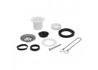 Válvula Lavabo / Bide Con Tapa  y Cadena 1 1/2" Salida Ø 40 Mm