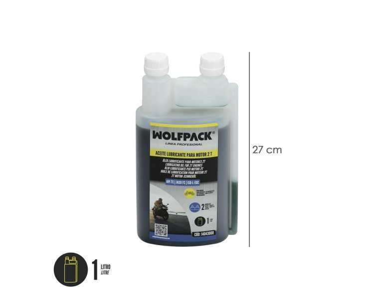 Aceite Lubricante 2 Tiempos 1 Litro (2 Boquillas)