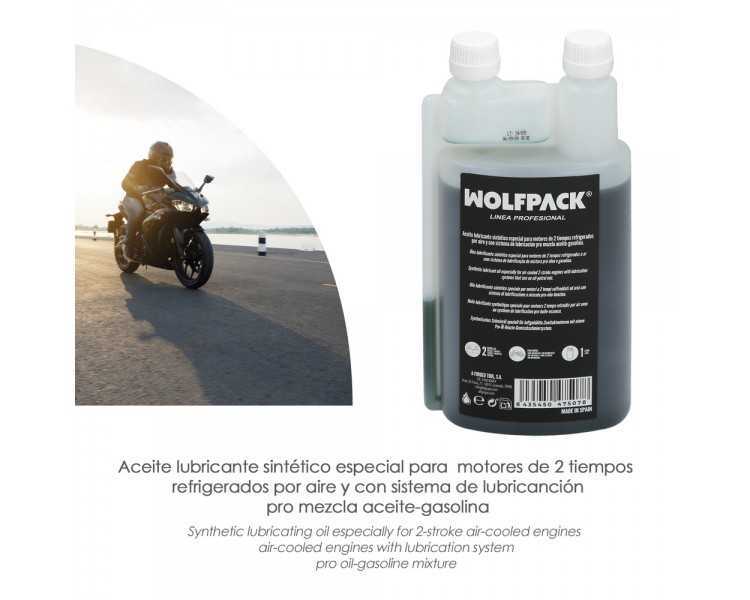 Aceite Lubricante 2 Tiempos 1 Litro (2 Boquillas)