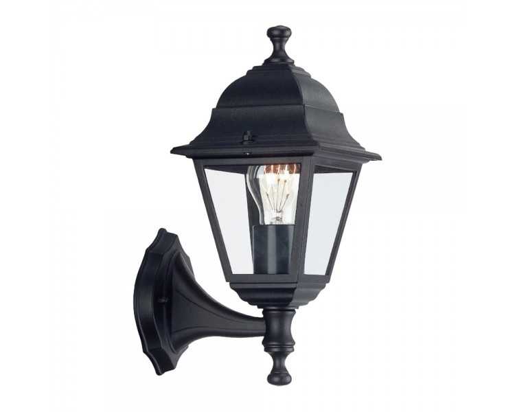 Farol Jardin Soporte Bajo Negro.