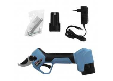 Tijeras Podar A Bateria 16,8 Volt. Con 2 Baterias 2 A/h. Mango Engomado, Ø Corte 40 mm. Con Maletín