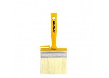 Brocha Profesional Techos 100x30 mm. Cerda Blanca. Mango Ergonomico, Con Gancho. Brocha Pintura, Brocha Pintor Profesional
