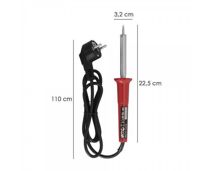 Soldador Wolfpack 40 Watt Punta Recta