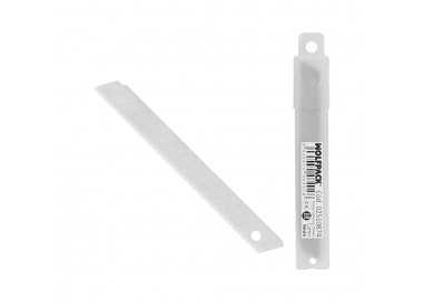 Hoja Cutter 9 mm. (Estuche 10 Piezas) Acero al Carbono.