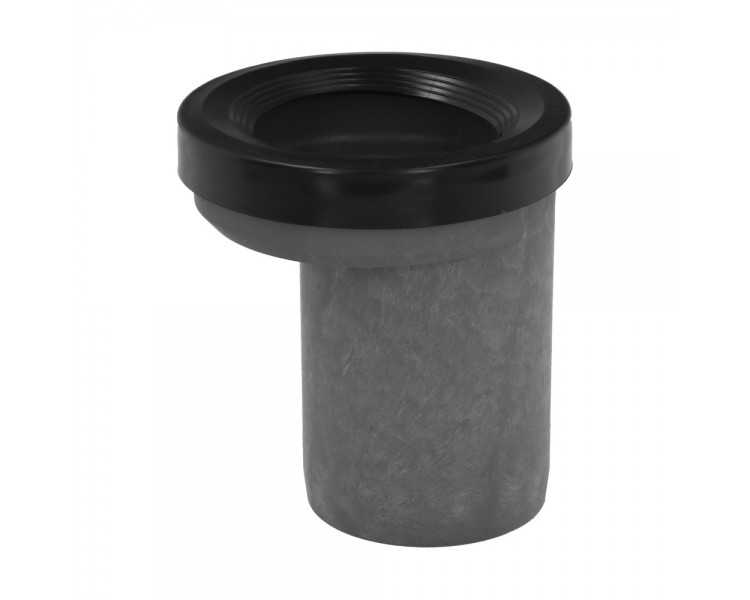 Manguito Inodoro Pvc Excentrico 90 Mm