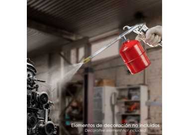 Pistola Petrolear Neumatica Con Deposito Inferior y Adaptador Rapido, Pistola Limpieza Motores, Pistola Petrolear Neumatica