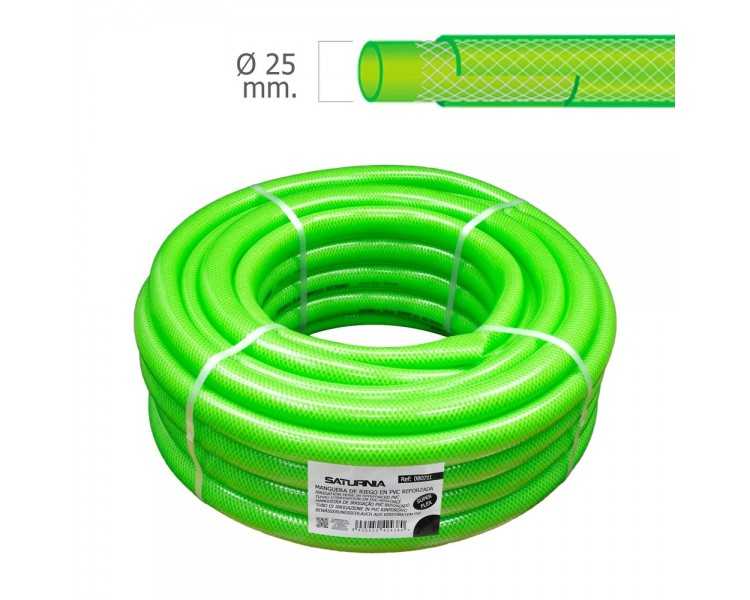 Manguera Latflex Reforzado Ø 25 mm. -  1" Rollo 25 Metros  Manguera Jardin, Manguera Riego, Manguera Reforzada,
