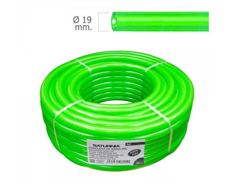 Manguera Latflex Ø 19 mm. -  3/4" Rollo 50 Metros. Manguera Jardin, Manguera Riego, Manguera Reforzada,