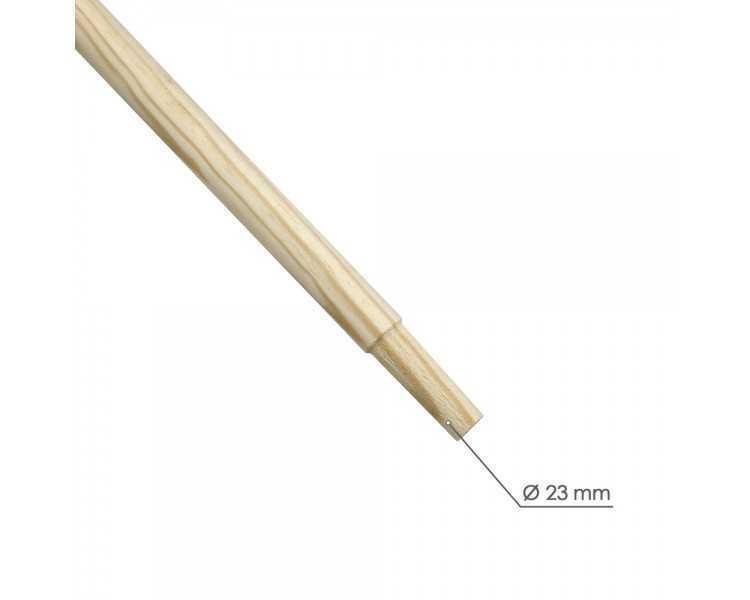 Mango Madera Conico 1500x28 mm. Rastrillo Plástico