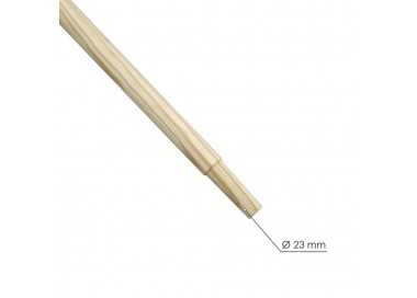 Mango Madera Conico 1500x28 mm. Rastrillo Plástico