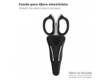 Funda Tijera Electricista Mango TPR Plus