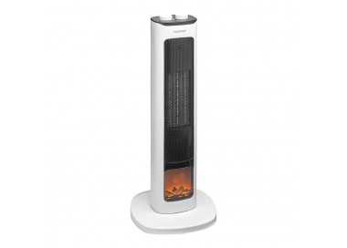 Calefactor Ceramico PTC Torre Efecto Llama 2000 Watt. Oscilante. Termoventilador Electrico