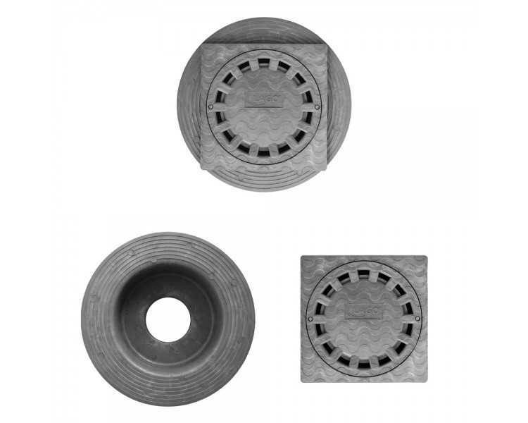 Caldereta Sifonica Pvc 200x200 / 90-110 Mm