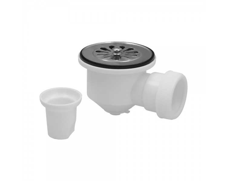 Valvula Plato Ducha 1 1/2" Salida Ø 40Mm Sifónica