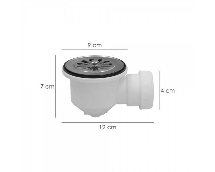 Valvula Plato Ducha 1 1/2" Salida Ø 40Mm Sifónica