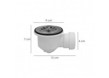 Valvula Plato Ducha 1 1/2" Salida Ø 40Mm Sifónica