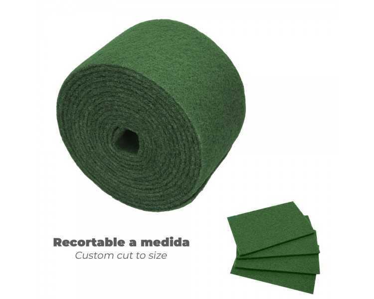 Estropajo Fibra Verde Profesional. Rollo De 14 Cm x 6 Mt.