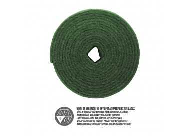 Estropajo Fibra Verde Profesional. Rollo De 14 Cm x 6 Mt.