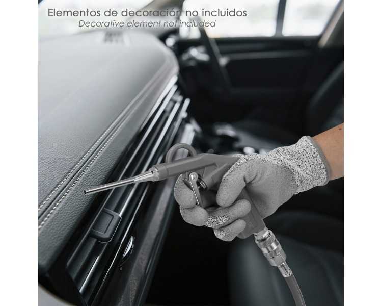 Pistola Soplado Con Canula Adaptador Rapido