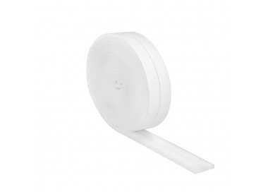 Burlete Espuma Blanco Rollo 8 metros. x 20 mm. Auto Adhesivo Protege Frio, Corrientes Aire, Humedad. Burlete Puerta y Ventana