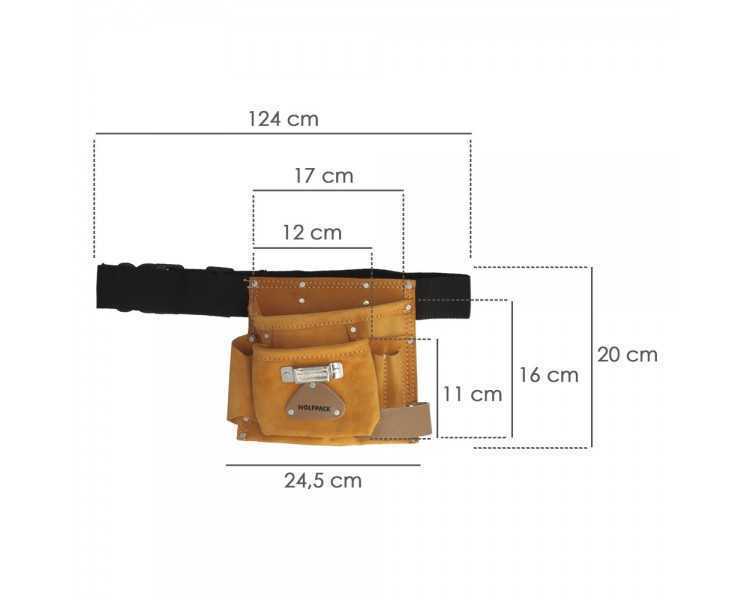 Bolsa Encofrador Sencilla Con Cinturón
