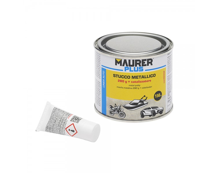 Masilla Reparadora Metales 325 Ml. Con Endurecedor. Masilla Metal, Masilla Reparacion Coches, Masilla Metalica.