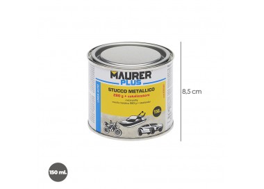 Masilla Reparadora Metales 325 Ml. Con Endurecedor. Masilla Metal, Masilla Reparacion Coches, Masilla Metalica.