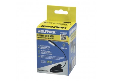 Linterna Led De Mesa Con Clip A Pilas