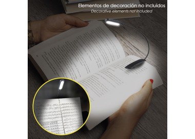 Linterna Led De Mesa Con Clip A Pilas
