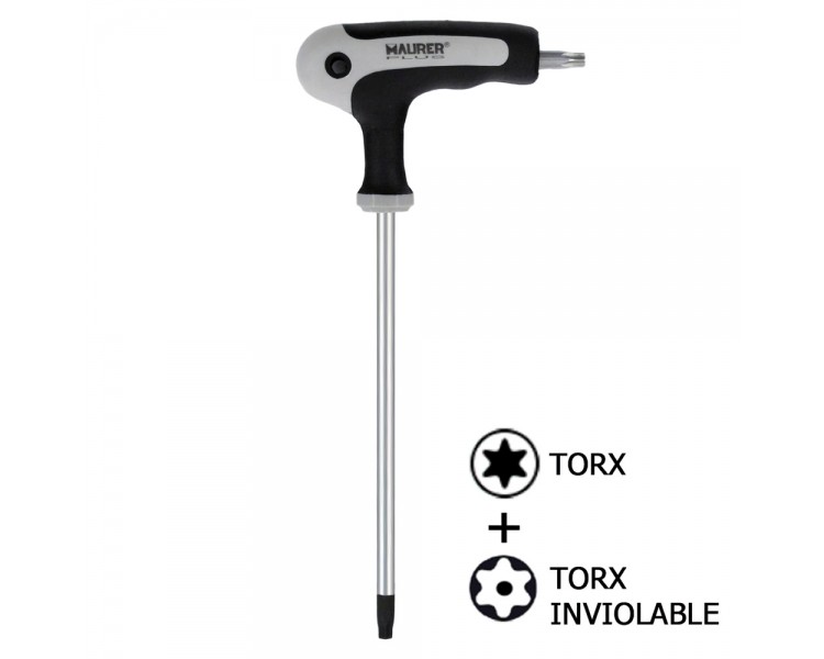 Llave Torx Maurer Con Mango "T" T06 Inviolable