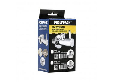 Llave De Escuadra Cerámica 1/2" - 1/2"