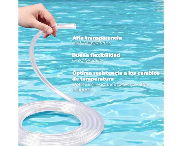 Tubo Transparente De Nivel 10x14 mm. Rollo 50 metros.
