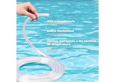Tubo Transparente De Nivel 10x14 mm. Rollo 50 metros.