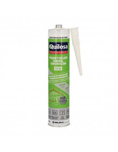 Masilla Poliuretano Blanca Cartucho 300 ml.