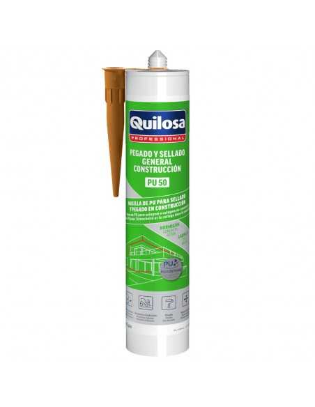 Masilla Poliuretano Marrón Cartucho 300 ml.