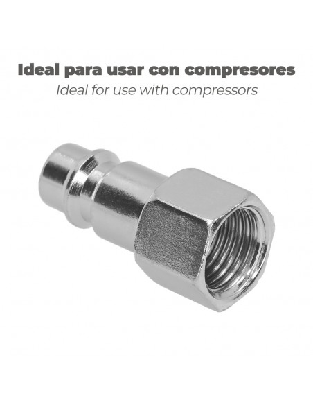 Racor Rapido Hembra 1/4" (Granel)