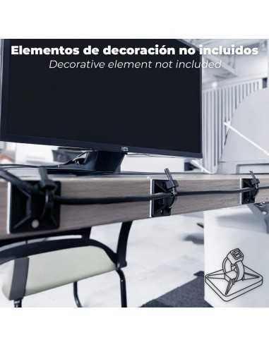 Base Adhesiva Para Bridas 19x19 mm. Negra Bolsa 100 Unidades