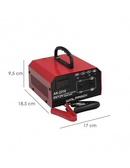 Cargabaterias 6/12V 10-150 Ah Automatico