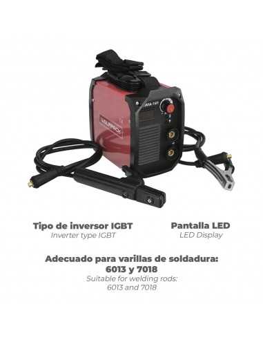 Soldadura Inverter Wolfpack 10-120 A