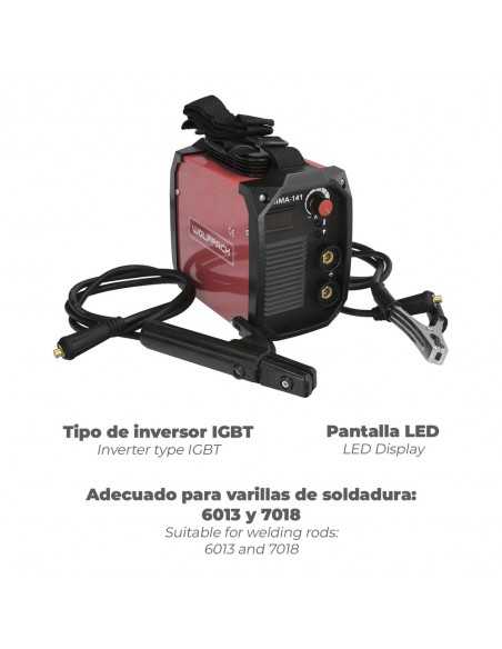 Soldadura Inverter Wolfpack 10-120 A