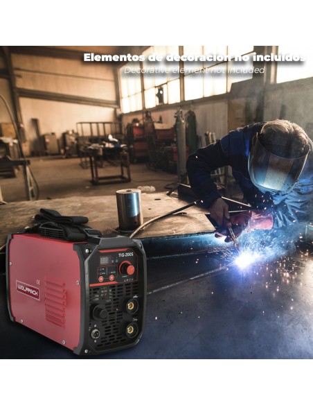 Soldadura Inverter Wolfpack TIG 200 A MMA 160 A