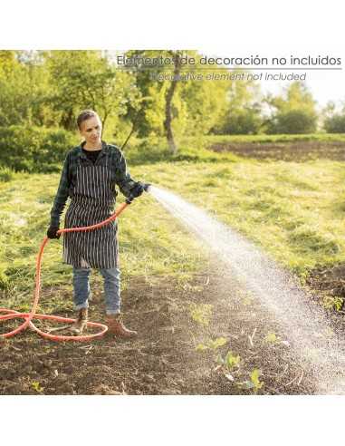 Manguera Tricotado No Torsion 15 mm. - 5/8" Rollo 20 Metros Con Kit de Riego
