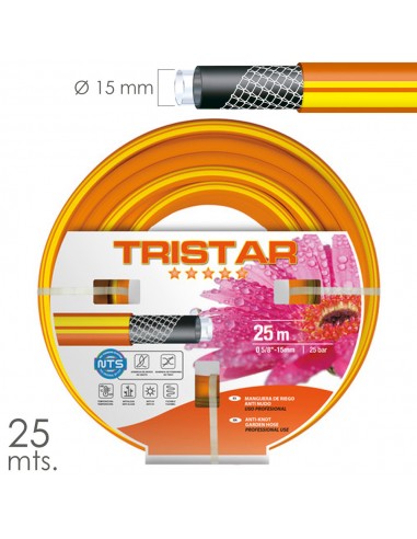 Manguera Tricotado No Torsion 15 mm. - 5/8" Rollo 25 Metros