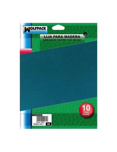 Lija Madera Grano 150 (Pack 10 pliegos)