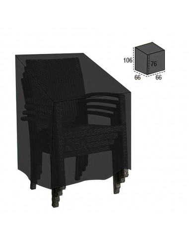 Funda Cubre Sillas Apilable 66x66x76x106 cm.