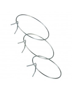 Soporte Maceta Pared Zincado 14 cms