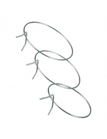 Soporte Maceta Pared Zincado 14 cms
