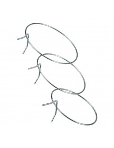 Soporte Maceta Pared Zincado 16 cms