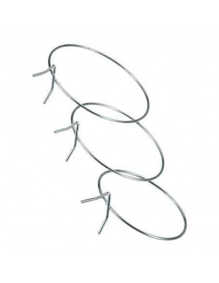 Soporte Maceta Pared Zincado 16 cms
